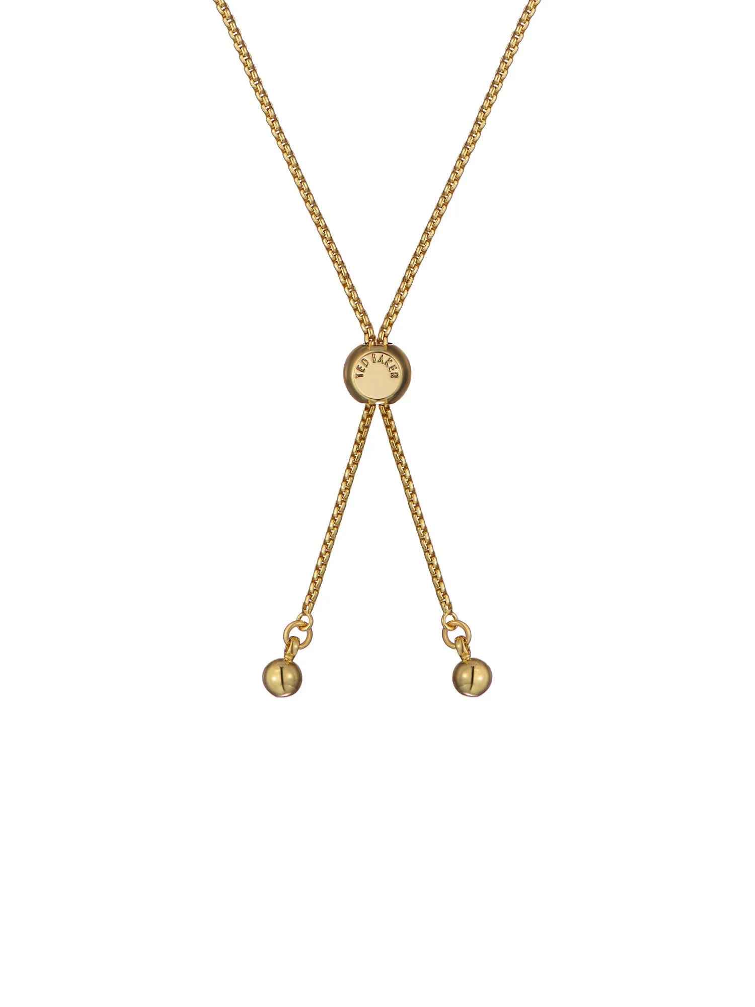 Adoria Crystal Sweetheart Adjustable Bracelet Gold