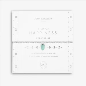 AFFIRMATION CRYSTAL A LITTLE 'HAPPINESS' BRACELET