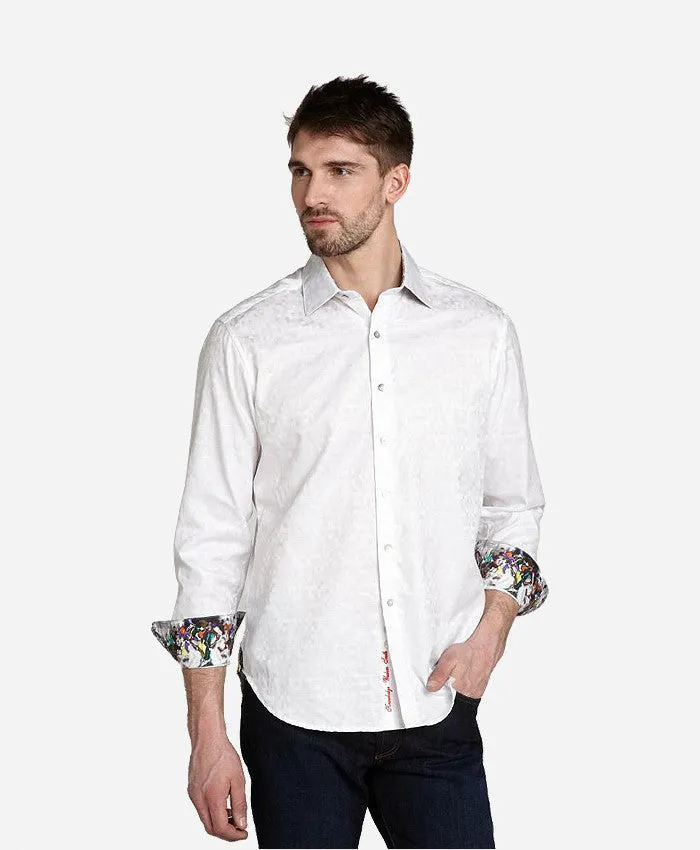 Black Polyester Poly Crepe Pintuck Front Shirt