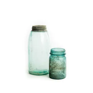 Blue Canning Jars (Set of 2)