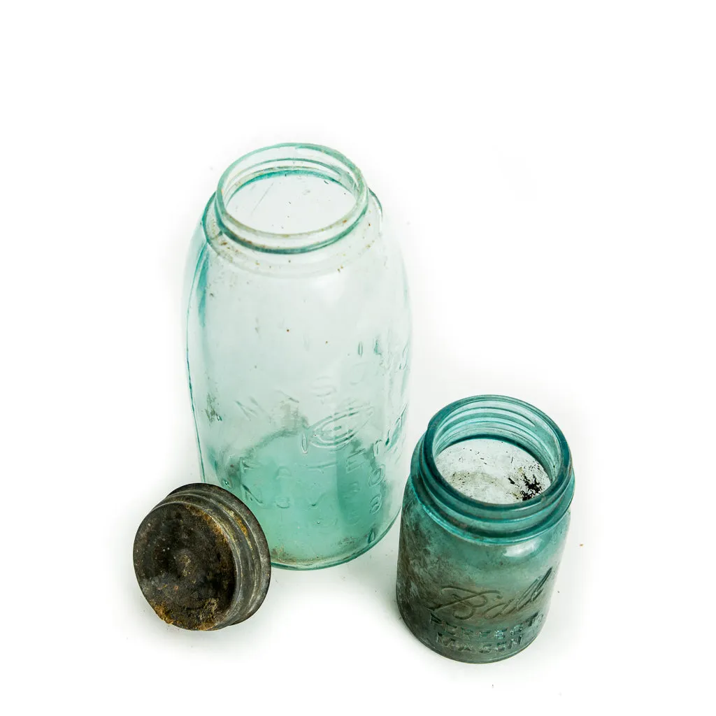 Blue Canning Jars (Set of 2)