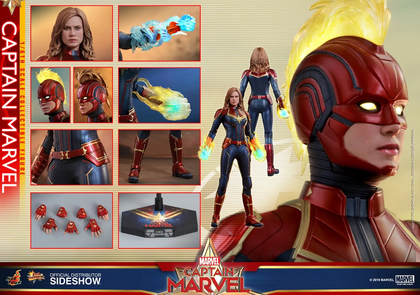 Captain Marvel Regular Version Sixth Scale Figure