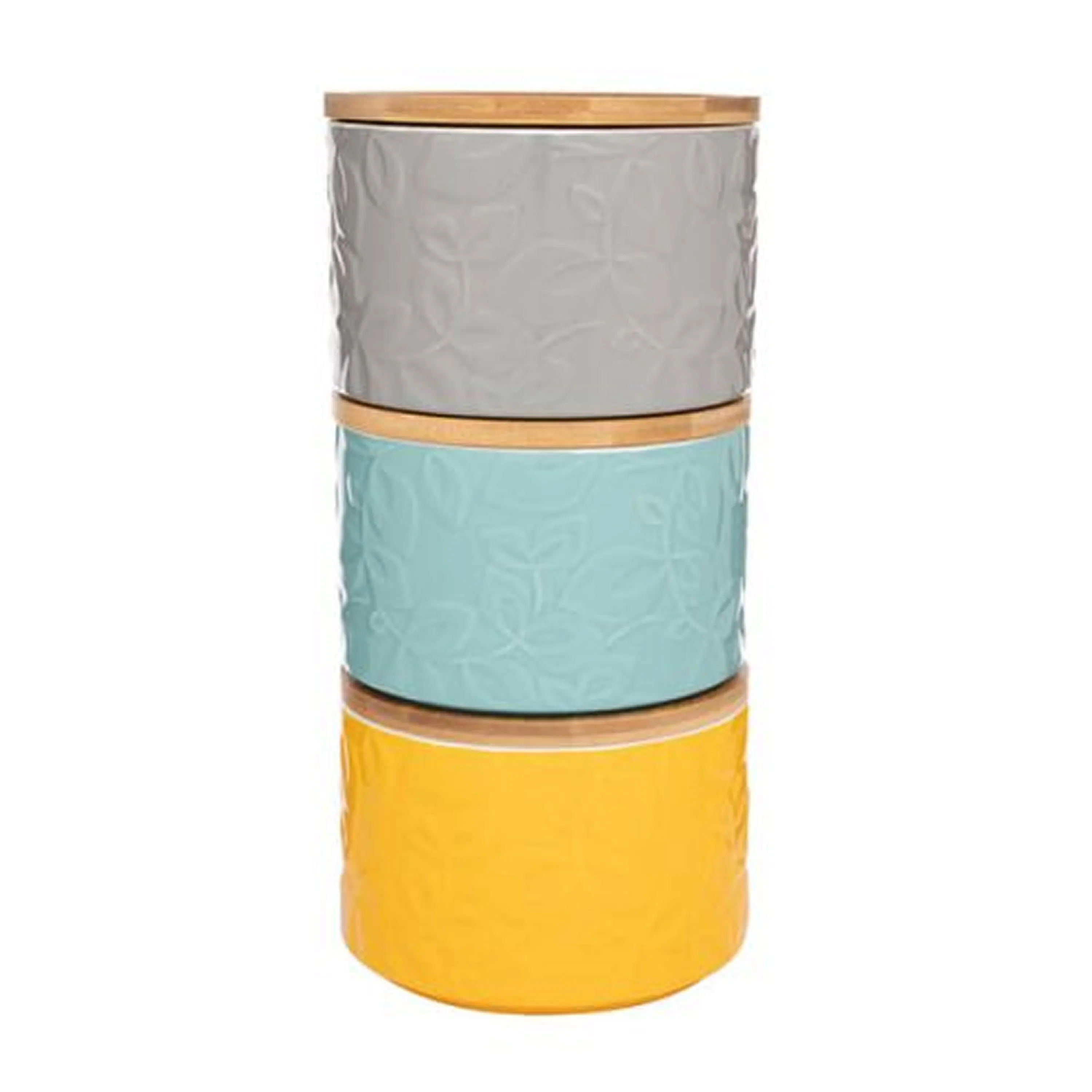 Catherine Langsfield 24cm Inga Stacking Storage Jar (Set of 3)