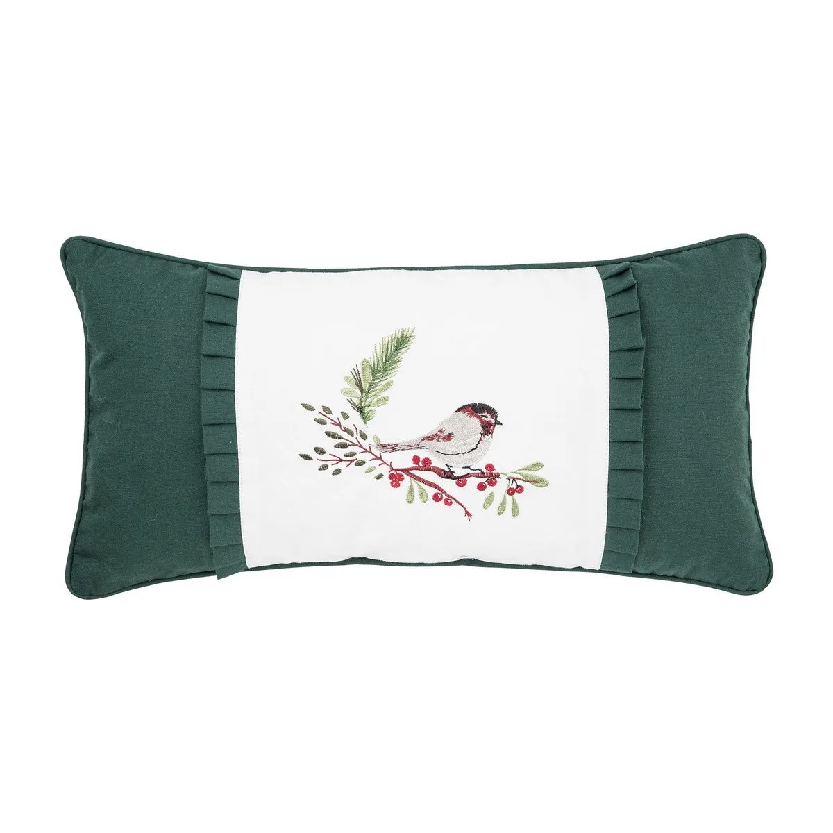 Chickadee Pillow Pleated