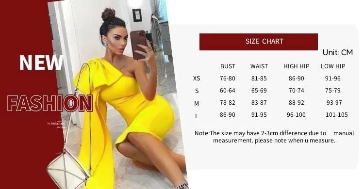 Fashion Hollow-Out Niche Diamond Feather Tight Mini Dress