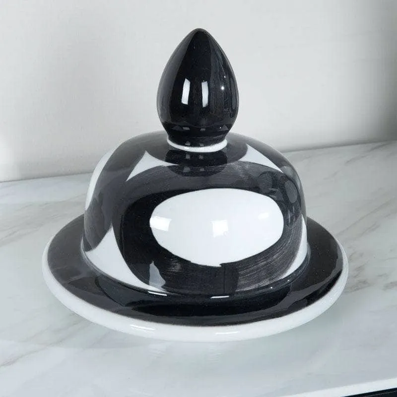 Ginger Jar Black & White - 24"