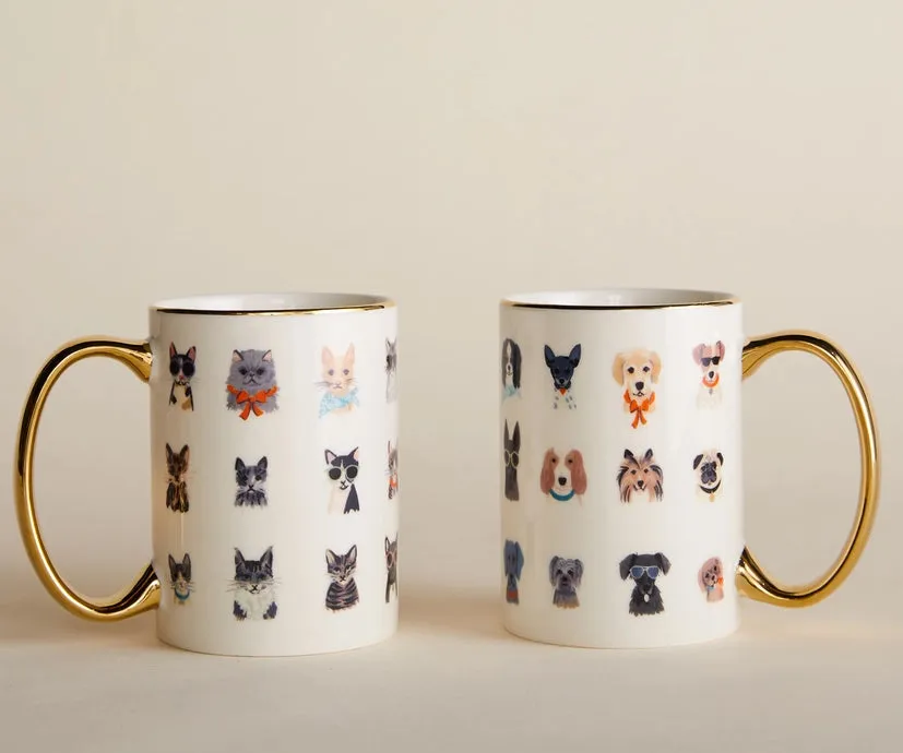 Hot Dogs Porcelain Mug