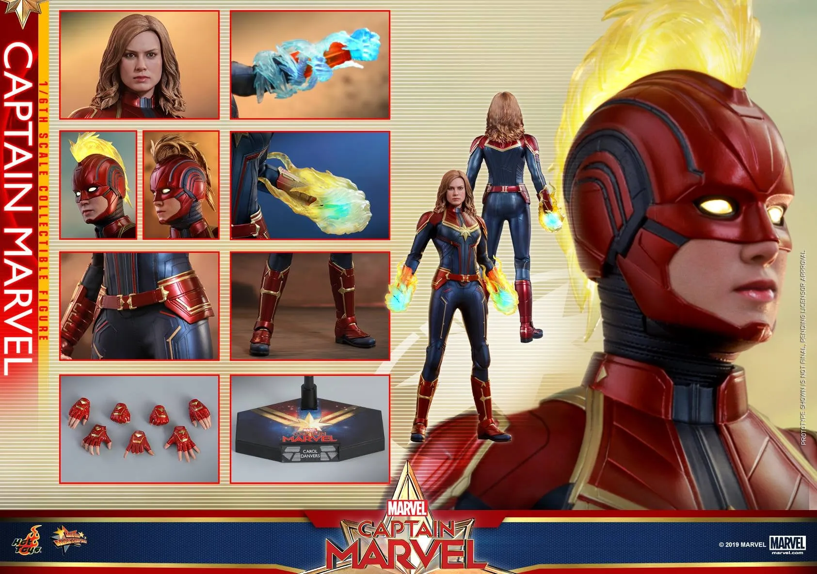 Hot Toys - MMS521 - 1/6th scale Captain Marvel Collectible Figure