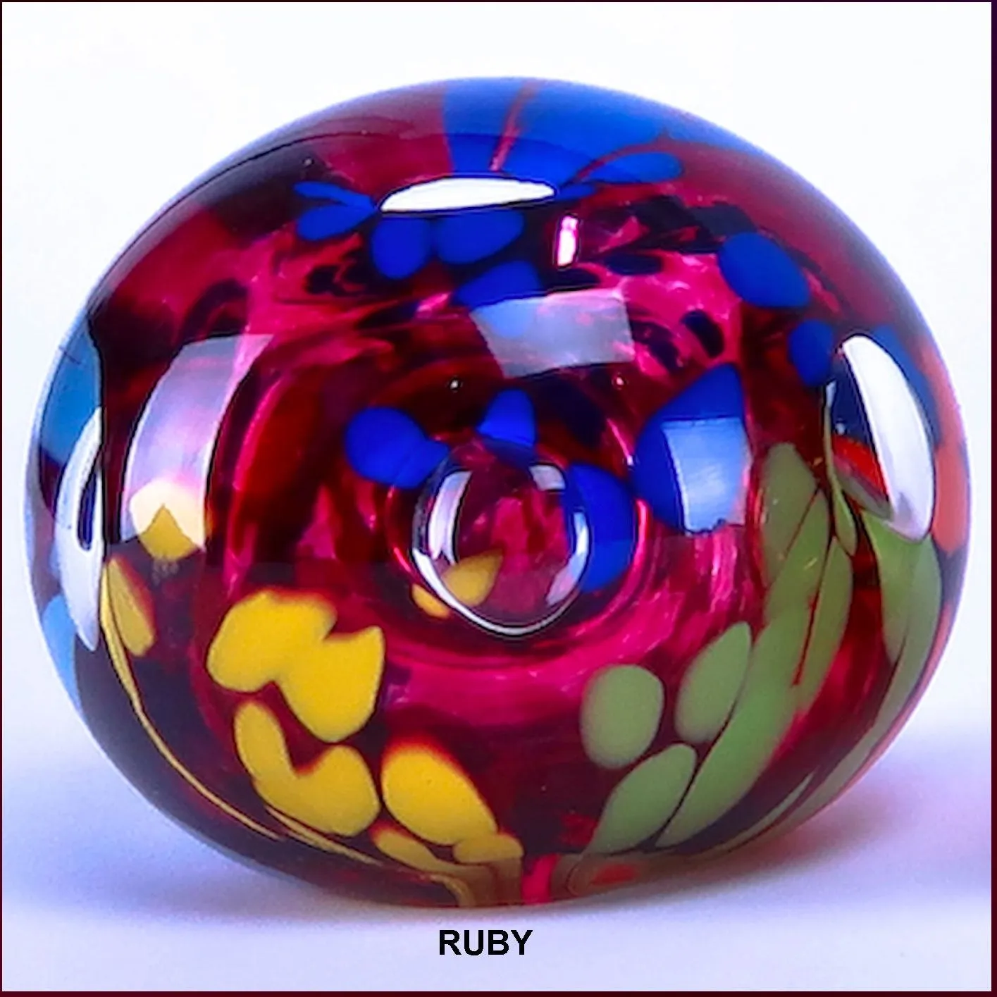 Iota Paperweights Samples by Grateful Gathers Glass, Danny Polk Jr