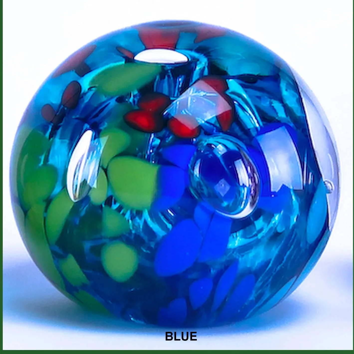 Iota Paperweights Samples by Grateful Gathers Glass, Danny Polk Jr