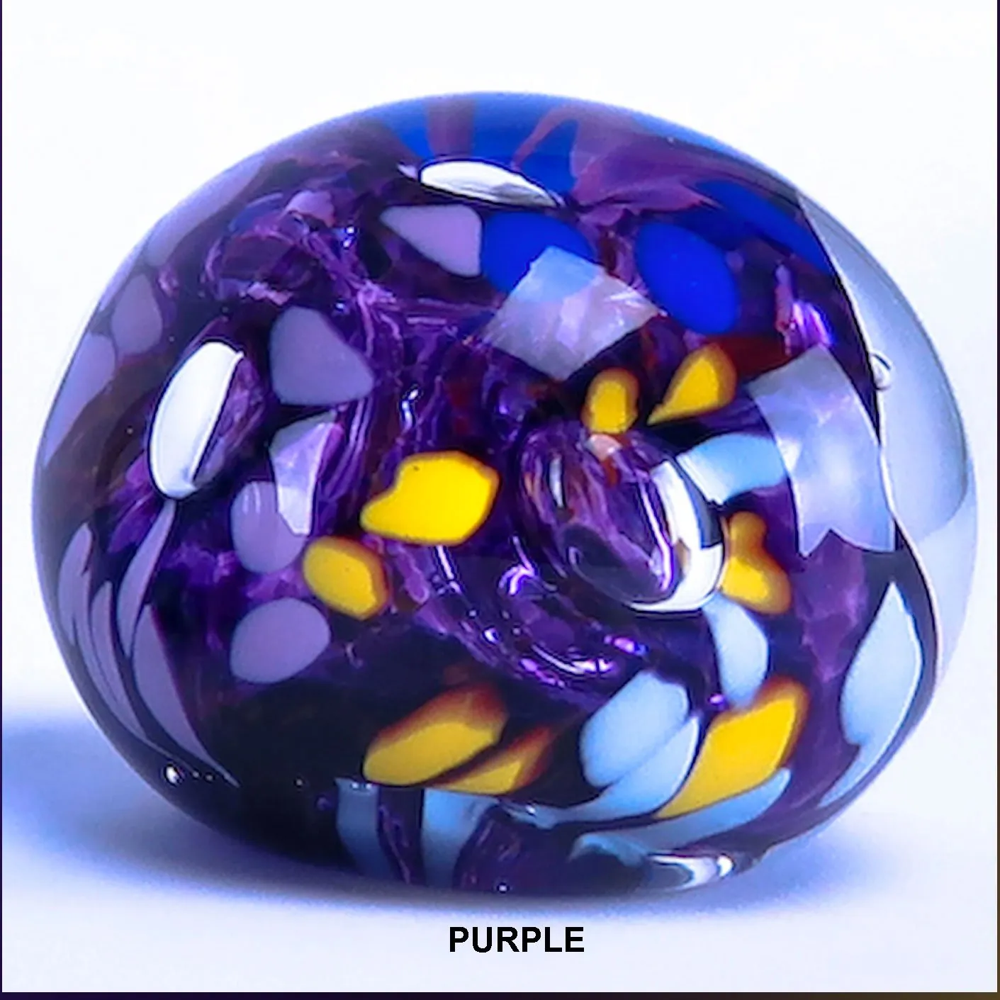 Iota Paperweights Samples by Grateful Gathers Glass, Danny Polk Jr