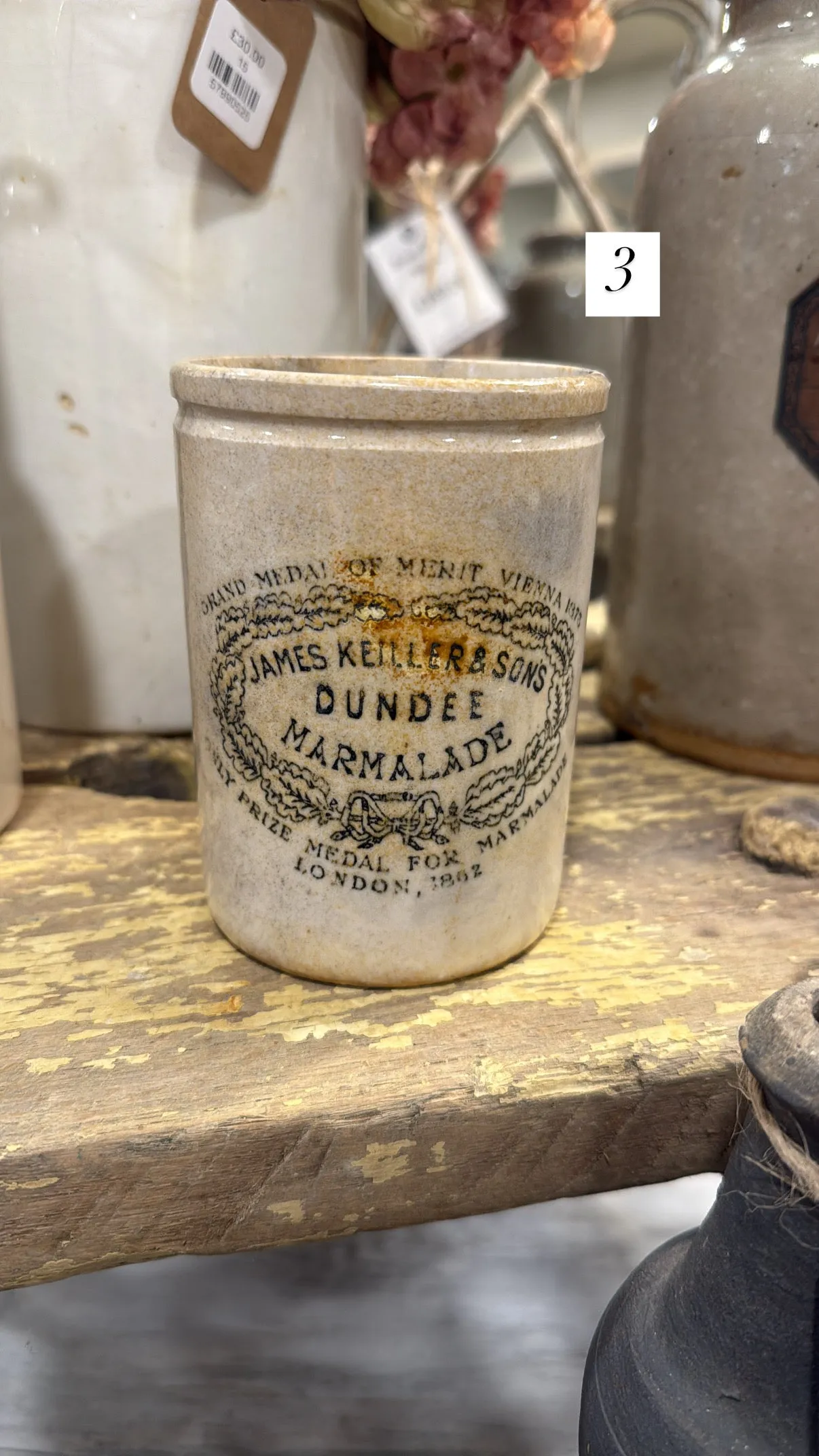 James Keiller Marmalade Jars