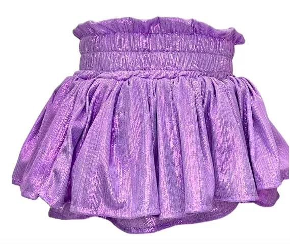 Lavender Metallic Skirt