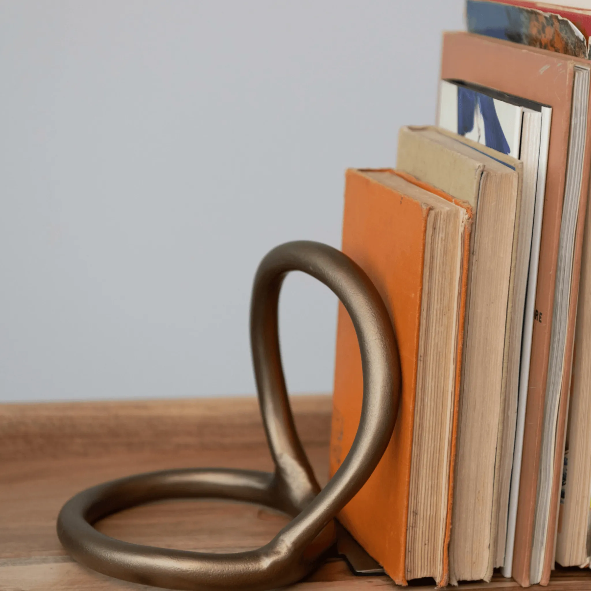 Metal Abstract Bookends