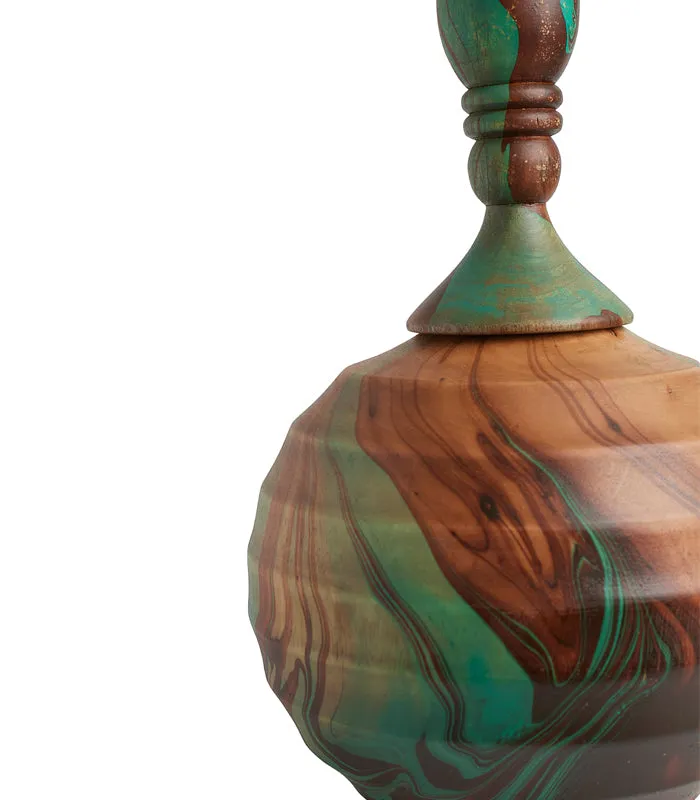 Northern light coil jar Sculpture