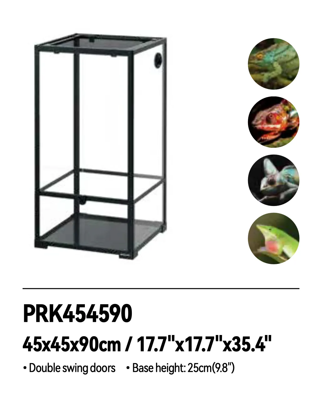 REPTIZOO ECO Knock Down Paludarium Glass Habitat PRK Series