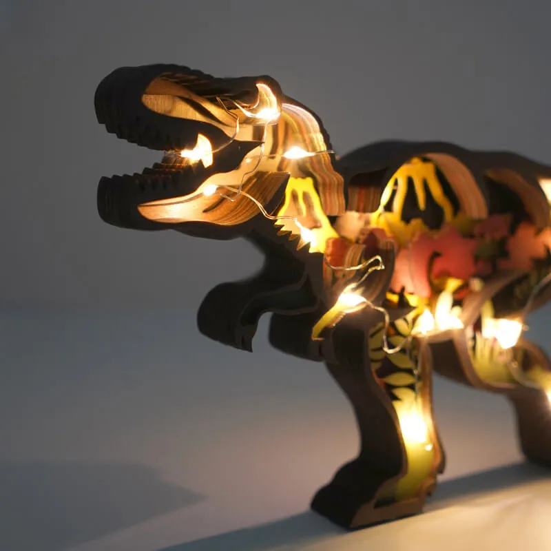 Running Tyrannosaurus Carving Handcraft Gift