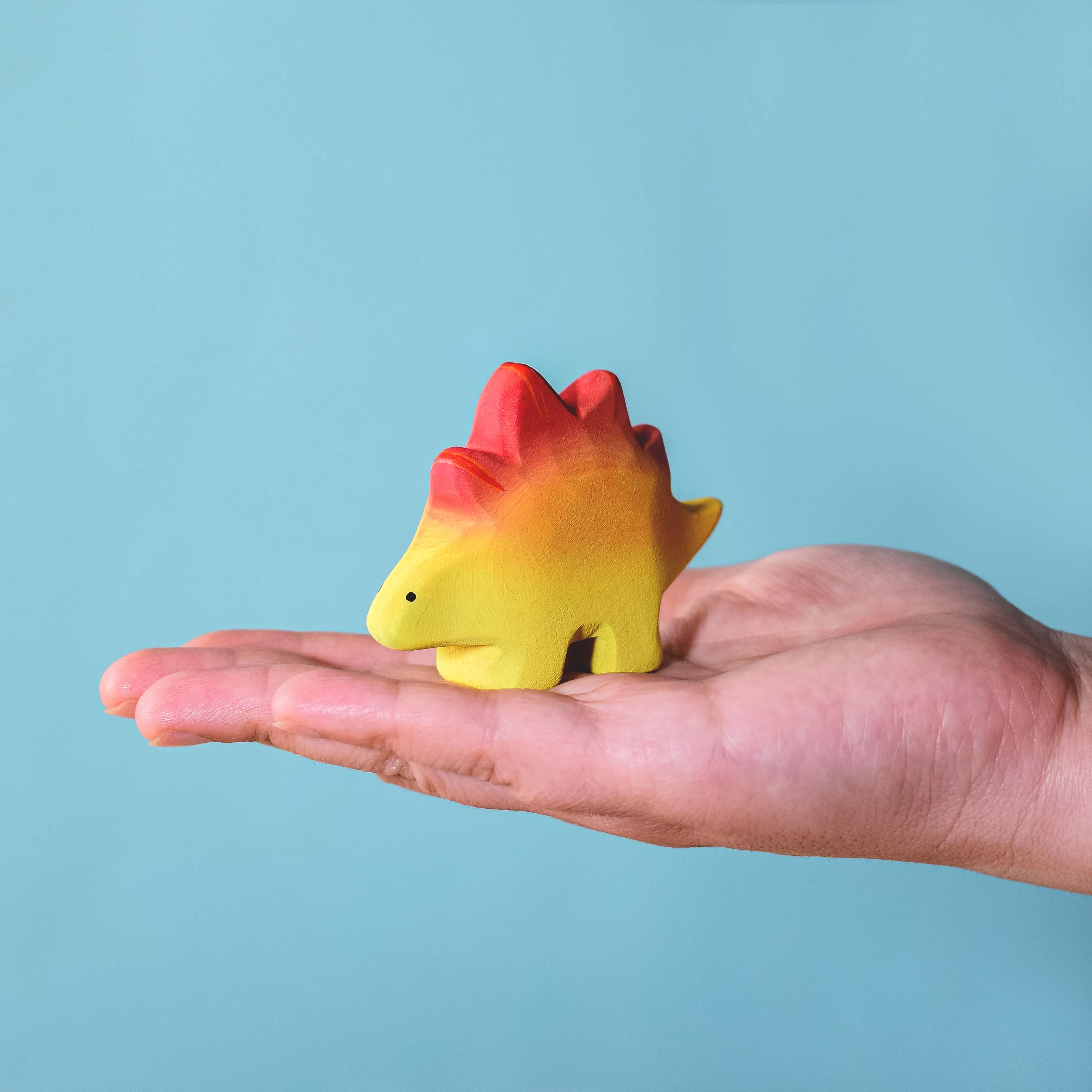 Wooden Stegosaurus Baby